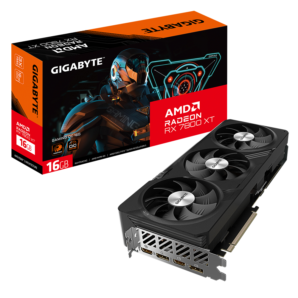 Bekijk afbeelding 8 van 7800XT Gigabyte Gaming OC 16GB/2xDP/2xHDMI
